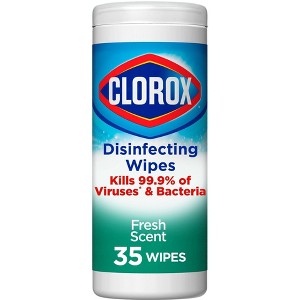 Clorox Fresh Scent Bleach Free Disinfecting Wipes - 1 of 4