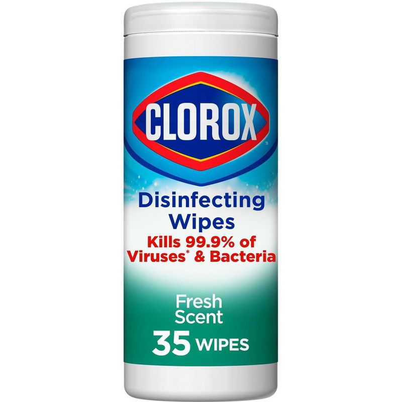 Clorox Fresh Scent Bleach Free Disinfecting Wipes, 1 of 17