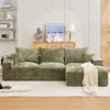 110" Modular Sectional Sofa, L-Shaped Cloud Couch with Chaise Lounge, Boneless Deep Seat Sofa for Living Room - 2 of 4