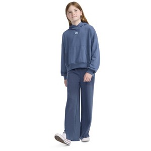 Converse® Girls' French Terry Wide Leg Pants - 1 of 3