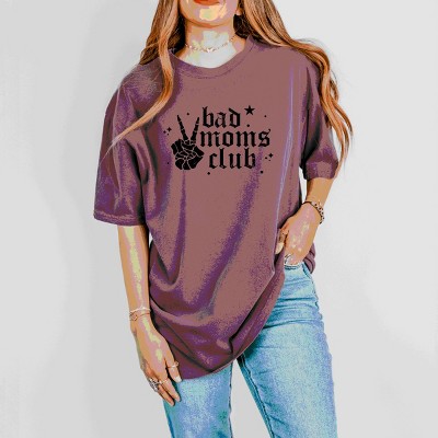 Simply Sage Market Bad Moms Club Skeleton Garment Dyed Tee