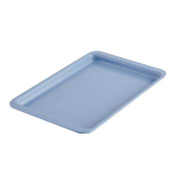 Farberware Easy Solutions 10"x15" Nonstick Steel Bakeware Cookie Pan Baking Sheet - Blue