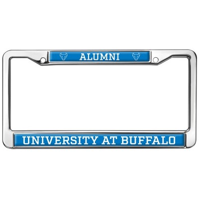 University at Buffalo Alumni Logo Full Size Standard License Plate Metal Frame