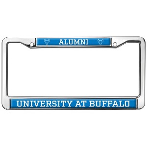 University at Buffalo Alumni Logo Full Size Standard License Plate Metal Frame - 1 of 4