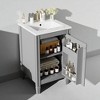 20" Modern Bathroom Vanity with Ceramic Sink, Soft Close Door, Adjustable Storage Shelf, Freestanding - 3 of 4