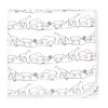 Touched by Nature Unisex Baby Organic Cotton Swaddle Blanket and Cap, Safari, 0-6 Months - 3 of 4