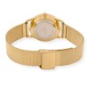 Peugeot Women's 30mm Wafer Slim Gold Plated Case Watch Champagne Dial with Mesh Band - 2 of 4