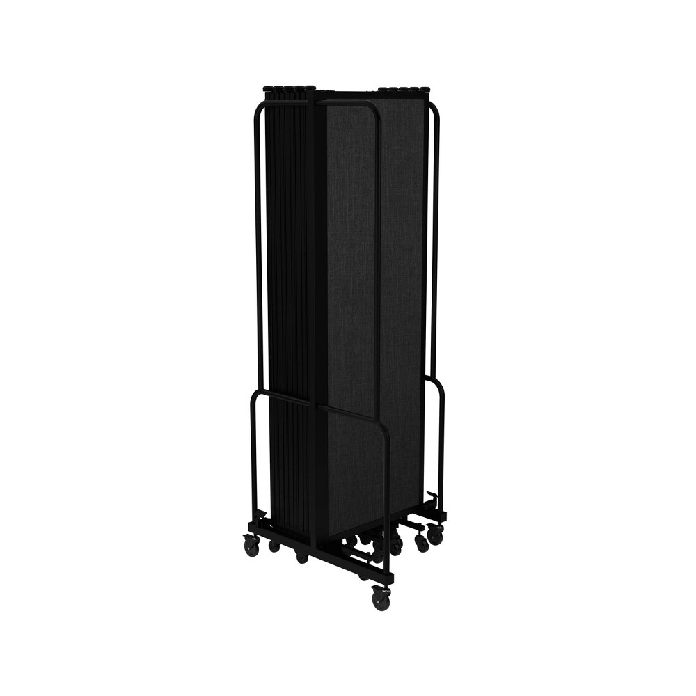 Photos - Other Furniture Hampden Furnishings Otis Collection Portable 11 Panel Room Divider Black