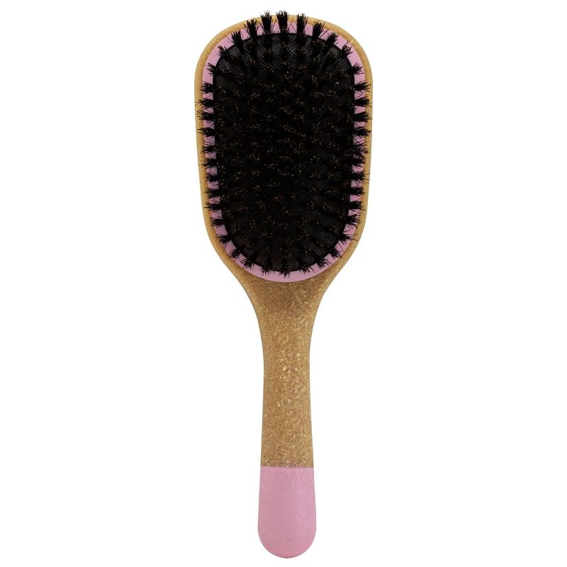 Swissco Wooden Handle Rectangle Paddle Boar Bristles Hair Brush, 3 of 7
