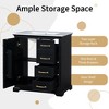 Whisen 30" Bathroom Vanity with Sink, One Package, Black Bathroom Cabinet with Drawers - 4 of 4