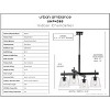 Urban Ambiance Luxury Traditional Chandelier 22.5''H x 29.5''W,  Midnight Black Finish,  Atlanta Collection, UHP4385 - 3 of 4