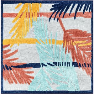 Unique Loom    Belize Outdoor Ambergris Area Rug - 1 of 4