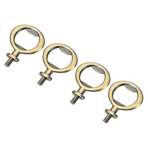 Unique Bargains Zinc Alloy Screw Flat Beer Soda Bottle Opener for Home Party 4 Pcs - 1 of 4
