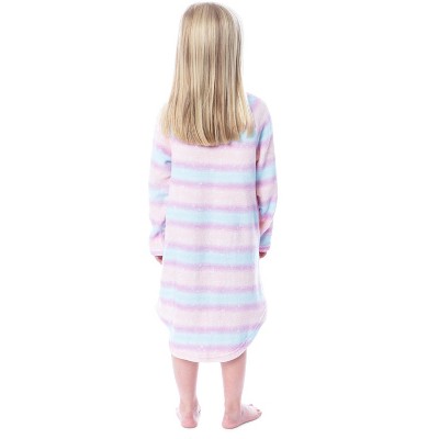 Intimo Harry Potter Pajama Girls Hedwig Owl Micro Raschel Fleece Hi-Lo Nightgown (XL, 14/16