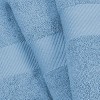 Modern Solid Classic Luxury Cotton 3 Piece Bath, Face, and Hand Towel Set by Blue Nile Mills - 3 of 4