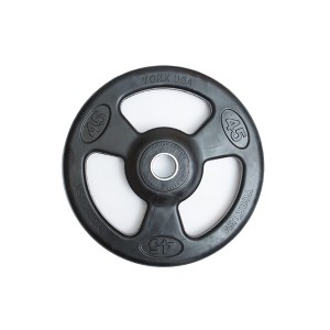 York Barbell ISO Grip Plate Durable Rubber Coated Weight Plate for Home and Commercial Gym Training - 1 of 1