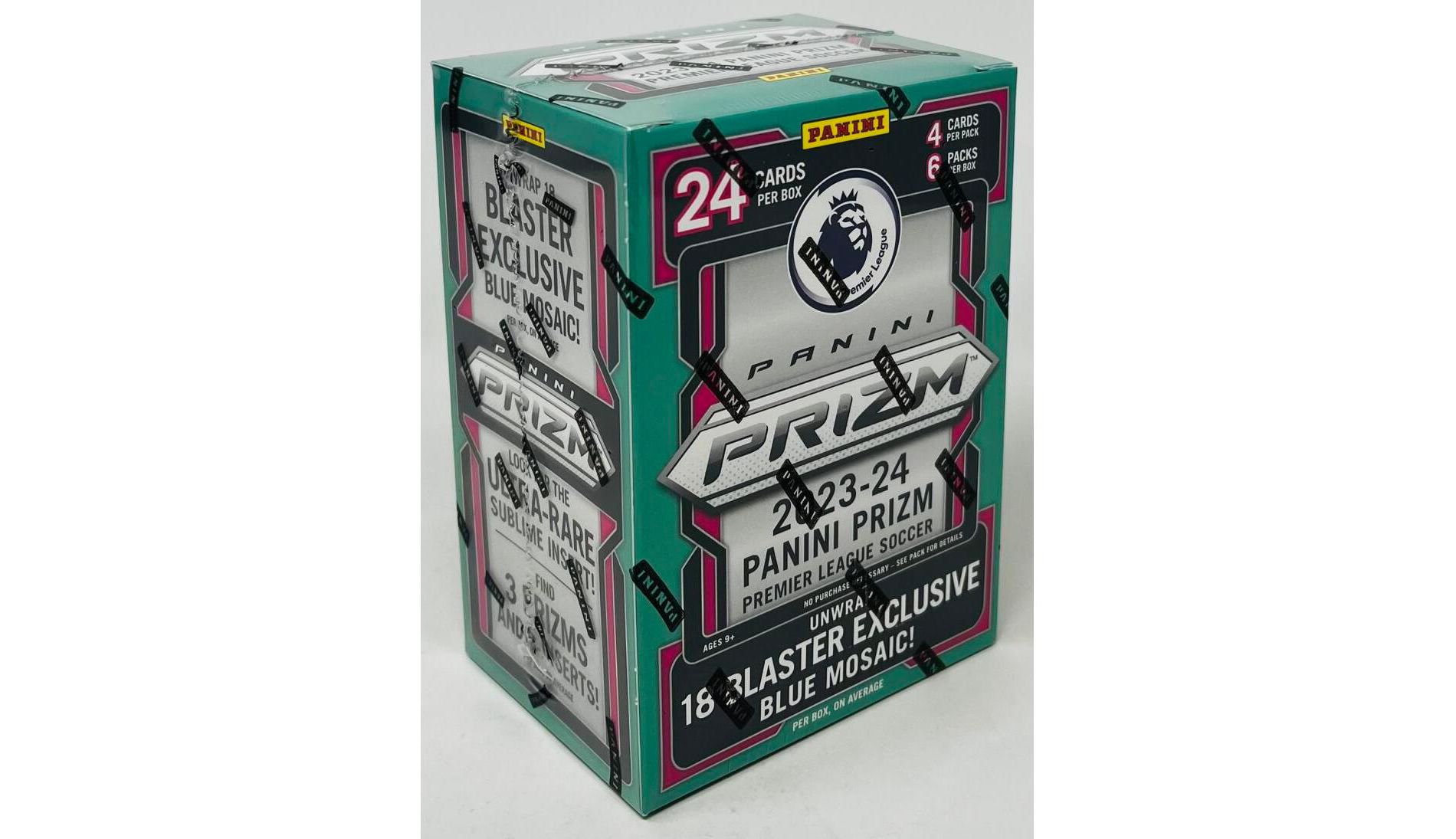 2023-24 Panini Prizm Premier League EPL Soccer 6-Pack Blaster Box (Blue Mosaic!)