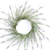 Lavender Floral Twig Wreath – Lifelike Greenery and Lavender Accent 28"D by Melrose - 2 of 3