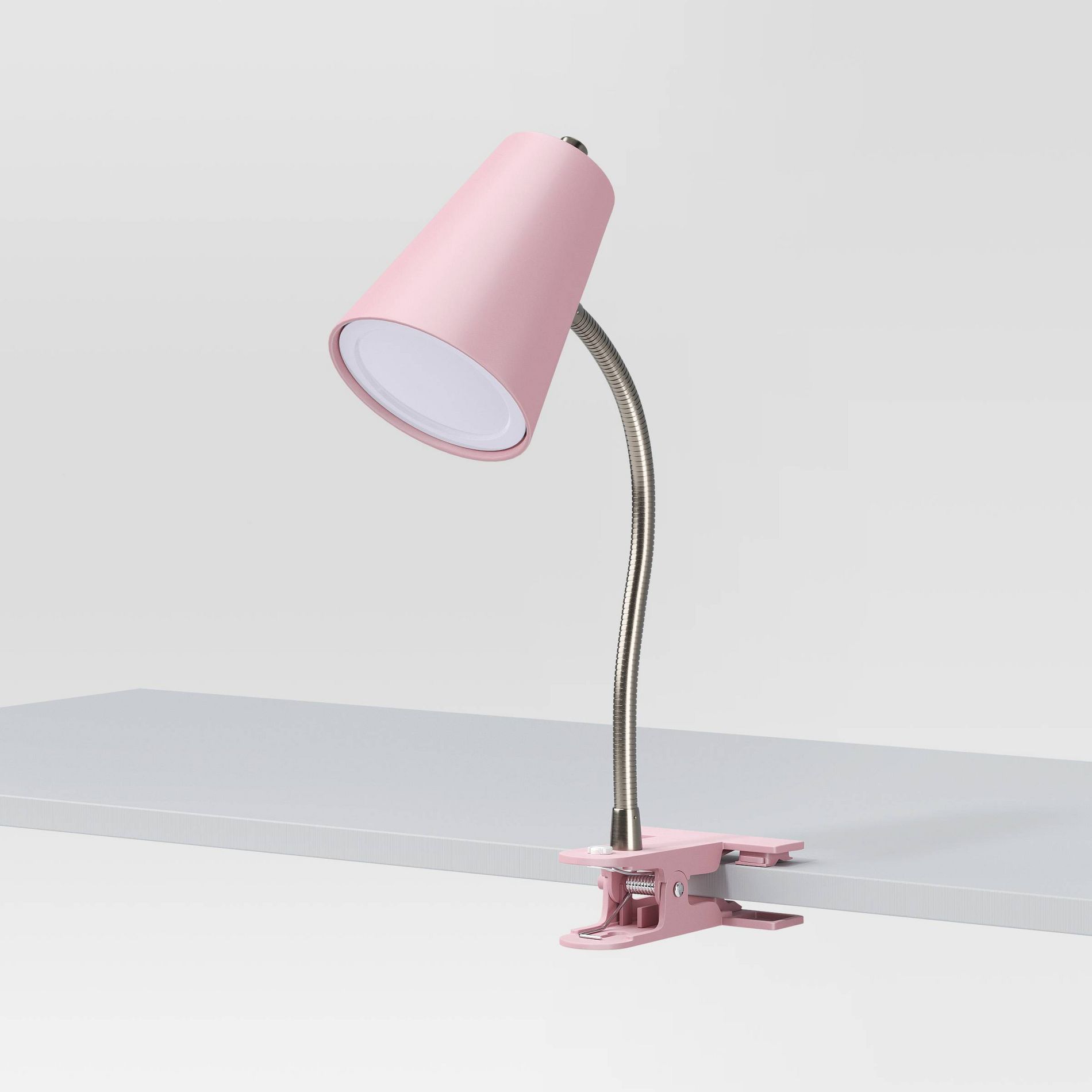 Clip Table Lamp Pink (Includes LED Light Bulb) - Room Essentials™