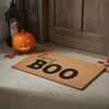 HomeRoots 17" X 29" Black And Natural Halloween Halloween Hey There Outdoor Coir Door Mat - 2 of 4