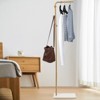 YIYIBYUS Coat Stand Sturdy Metal Clothes Rail - 69in Modern Clothes Rack with Hooks for Clothes, Bags and Shoes - 2 of 4