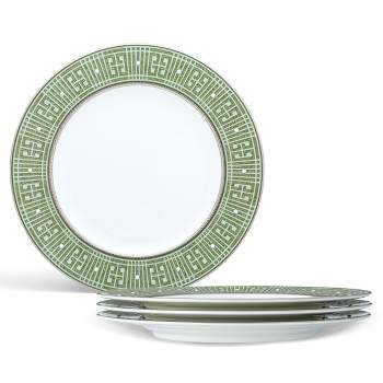 Noritake Infinity Green Platinum Set of 4 Salad Plates