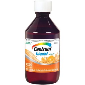 Centrum Adults Multivitamin and Multimineral Supplement (Citrus Flavor Liquid, 8 fl. oz. Bottle) - 1 of 4