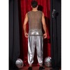 Lars Amadeus Men's Party Round Neck Sheer See Through Glitter Sleeveless Shining Tank Top - 3 of 4
