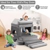 Modular Kids Couch 13PCS Nugget Couch,Toddler Couch for Creative Boys Girls, Convertible Nugget Couch Kids Modular Play Couch - 2 of 4