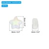 Unique Bargains Bracelet Jewelry Making Glass Charm Pendants Star Beads 0.31" 50 Pcs - 2 of 4