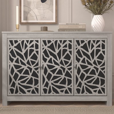 Galano Culbreath 3 Door Sideboard - Dusty Grey Oak