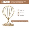 Unique Bargains Tabletop Iron Metal Hat Display Stand 2 Pcs - 3 of 4