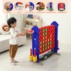 KTMBDW 4-to-Score Giant Game Set with Mesh Bag & Jumbo Connect 4, Basketball Hoop, Ring Toss & Golf Games & Height Adjustable for Indoor & Outdoor Fun - 4 of 4