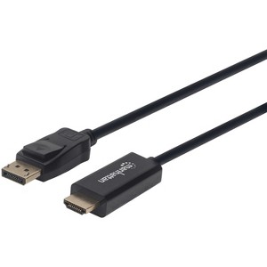 Manhattan® 4K @ 60 Hz DisplayPort™ to HDMI® Cable - 1 of 4