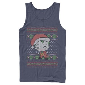 Men's Batman Ugly Christmas Chibi Joker Tank Top - 1 of 3