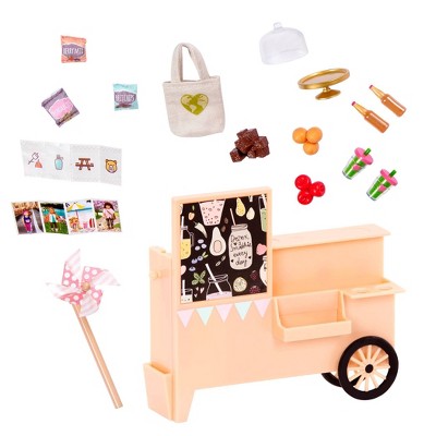 Lori - Food Cart for 6" Mini Dolls - Take-Away Treat Cart