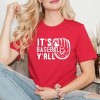 Simply Sage Market Women's It's Baseball Y'all Short Sleeve Graphic Tee - 2 of 4