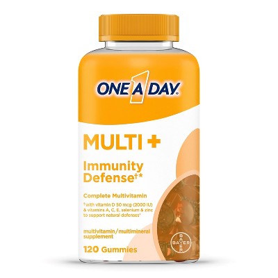 One A Day Multivitamin + Immunity Gummies - 120ct
