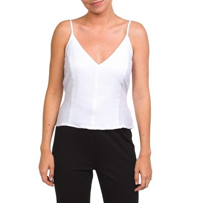 Hurley Womens Natural Tie Tank Top