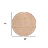 Peach And Ivory Floral Washable Indoor Outdoor Area Rug - 3 of 4