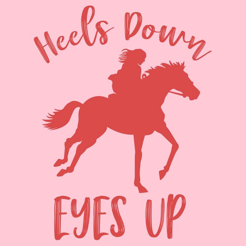 Girl's Lost Gods Horse Ride Heels Down Eyes Up T-Shirt, 2 of 5