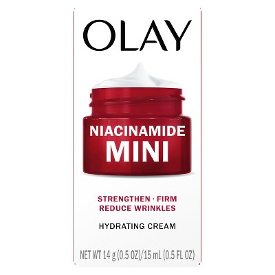 Olay Niacinamide Mini, Strengthen – Firm – Reduce Wrinkles Hydrating Cream, 0.5 oz, Travel Size