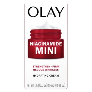 Olay Niacinamide Mini, Strengthen – Firm – Reduce Wrinkles Hydrating Cream, 0.5 oz, Travel Size - 1 of 4