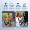 KneeRover Economy Steerable Knee Scooter Black - 2 of 4