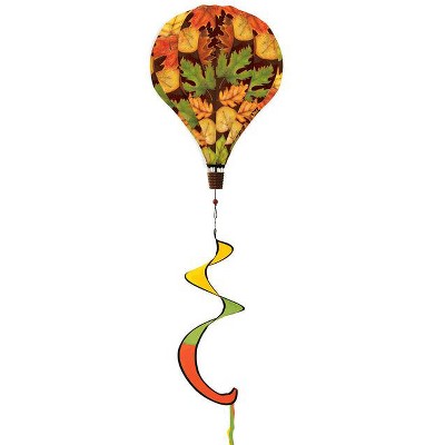 Briarwood Lane Fall Hot Air Balloon Windsock Wind Twister 54x12 Fall Leaves For Fall Balloon
