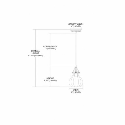 Danica Oil Rubbed Bronze Mini Pendant with Mercury Glass Shade