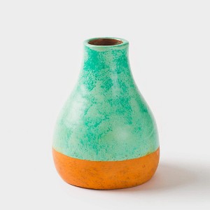 Mela Artisans Vashed Verdgris Bud Vase - 1 of 3