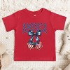 The Juniper Shop America Flag Cherries Coquette Toddler Short Sleeve Tee - 2 of 4