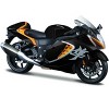 2022 Suzuki Hayabusa Black Metallic 1/12 Die Cast Motorcycle model by Maisto - 2 of 3