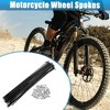 Unique Bargains 14G J Bend Bicycle Steel Spokes 36Pcs - 2 of 4